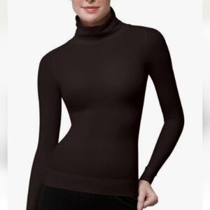 SPANX Women's Black Turtleneck Top